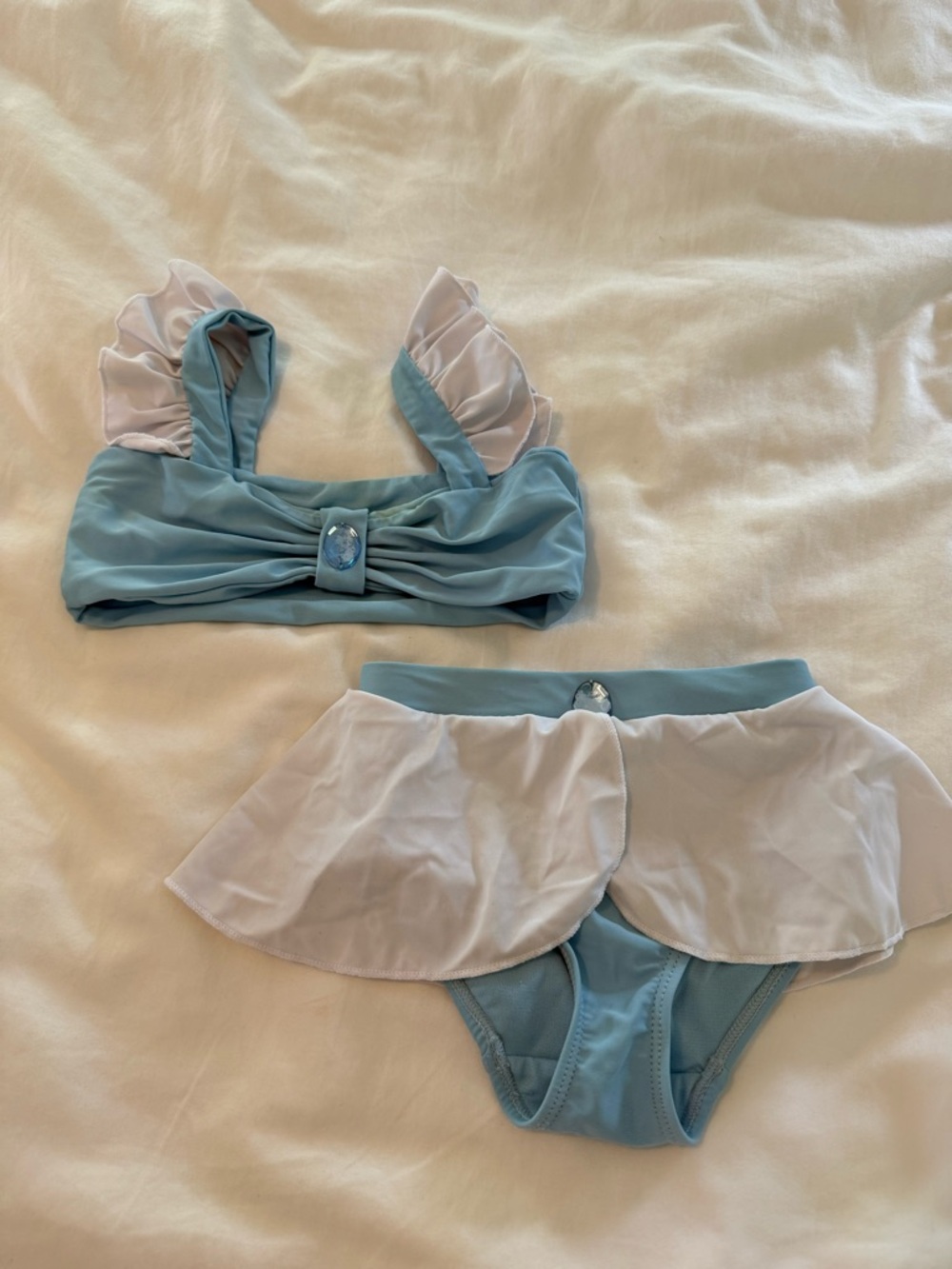 Great Pretenders Toddler Girl Cinderella Two-Piece Swimsuit- Size 3-4